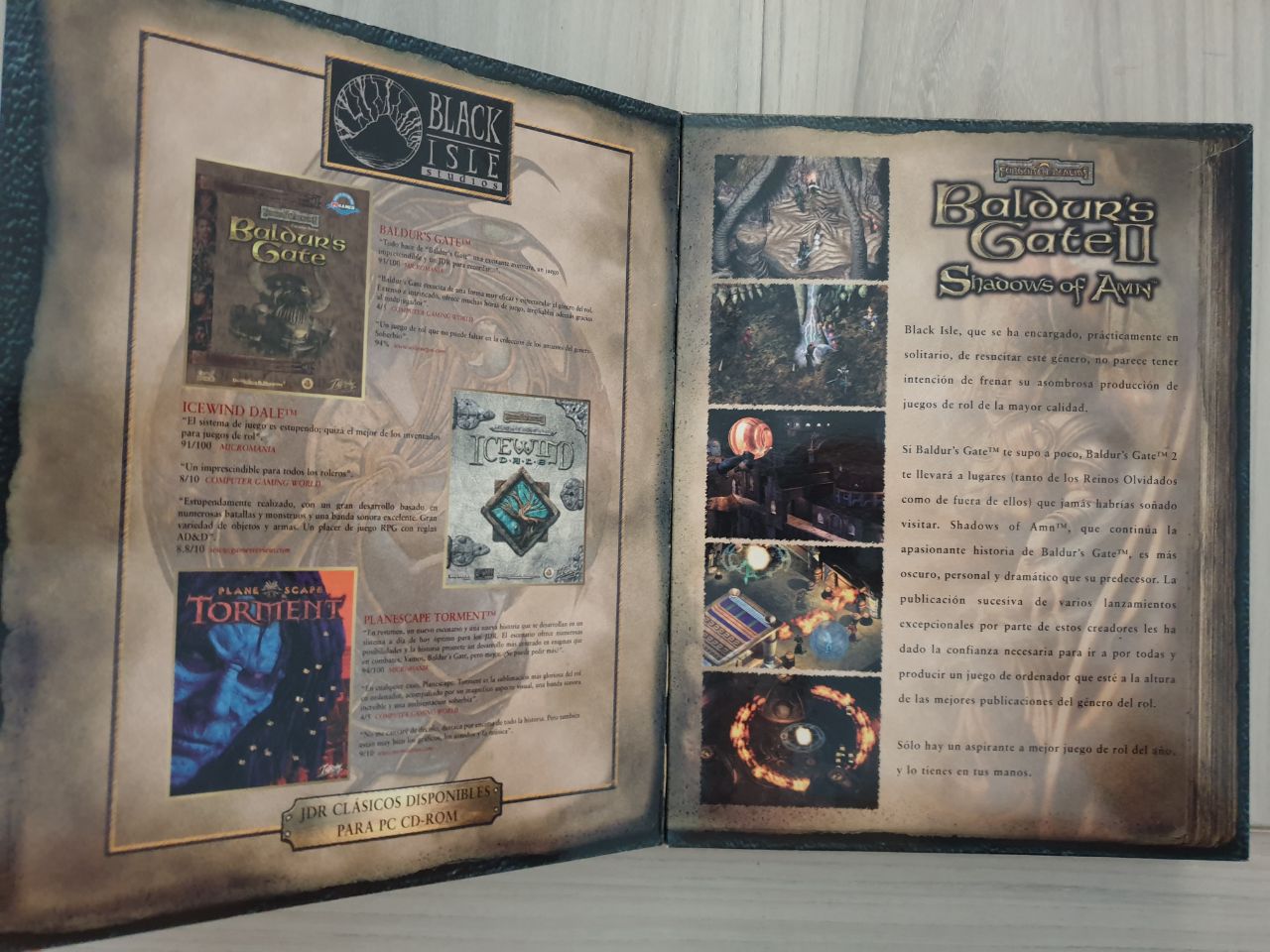 Baldur's Gate II caja