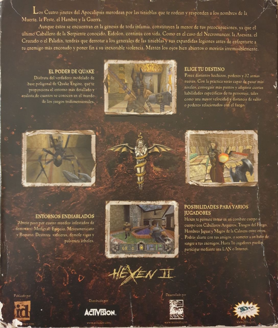 Hexen II back cover