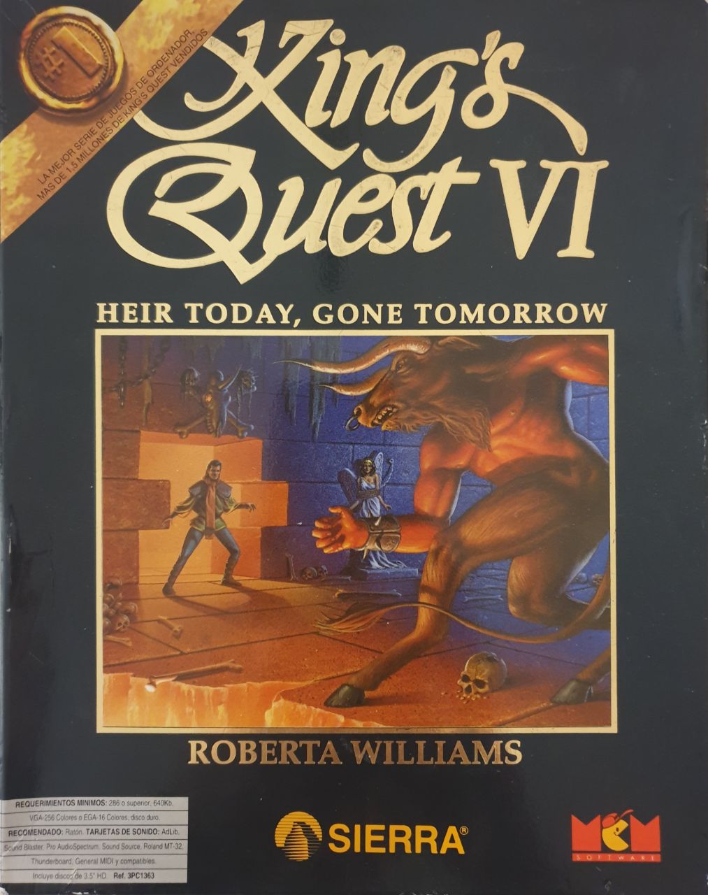 King's Quest VI: Heir Today, Gone Tomorrow cover