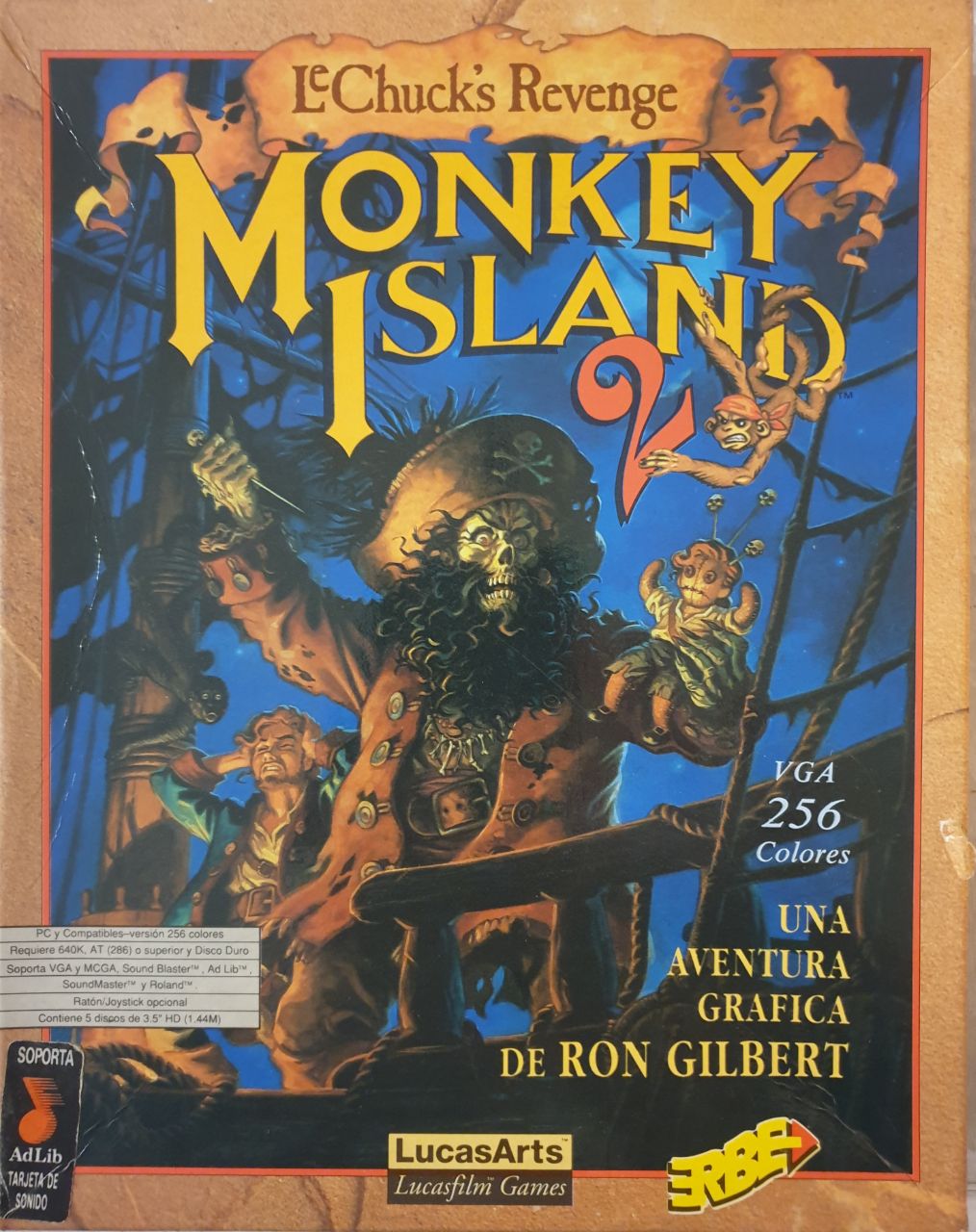 Monkey Island 2: LeChuck's Revenge cover